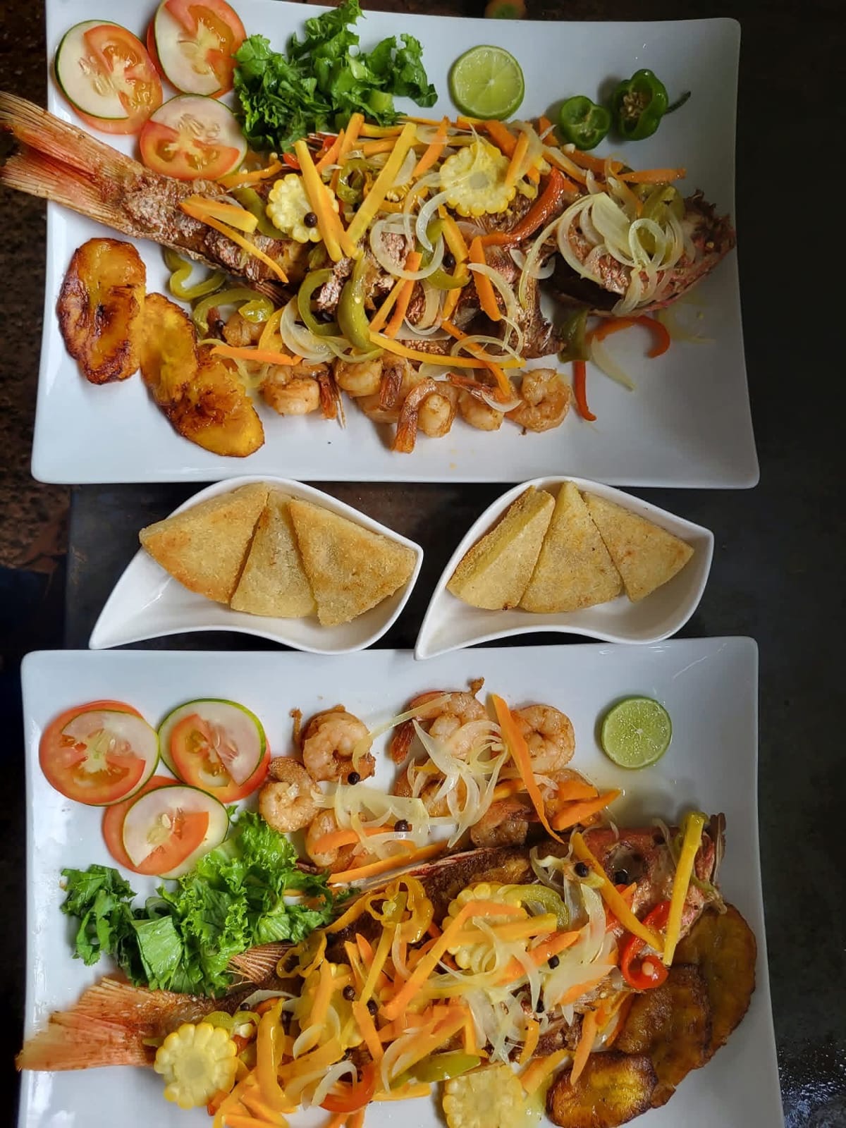 Steakaville Seafood Platter prepared by Steakaville Rest Stop