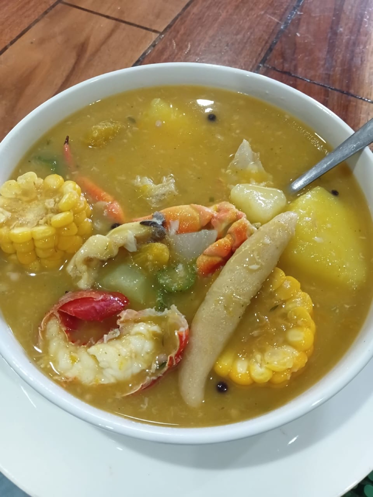 Seafood Soup prepared by Steakaville Rest Stop